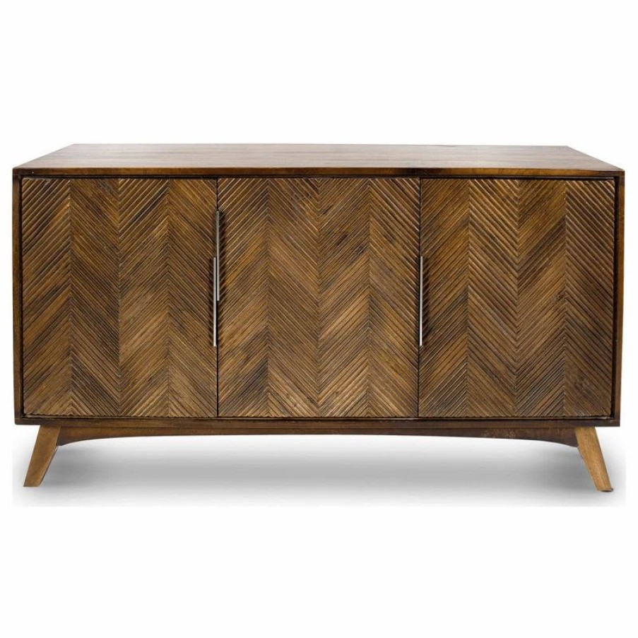 Buffets & Sideboards * | Poly & Bark Poly And Bark Seine Sideboard, Walnut