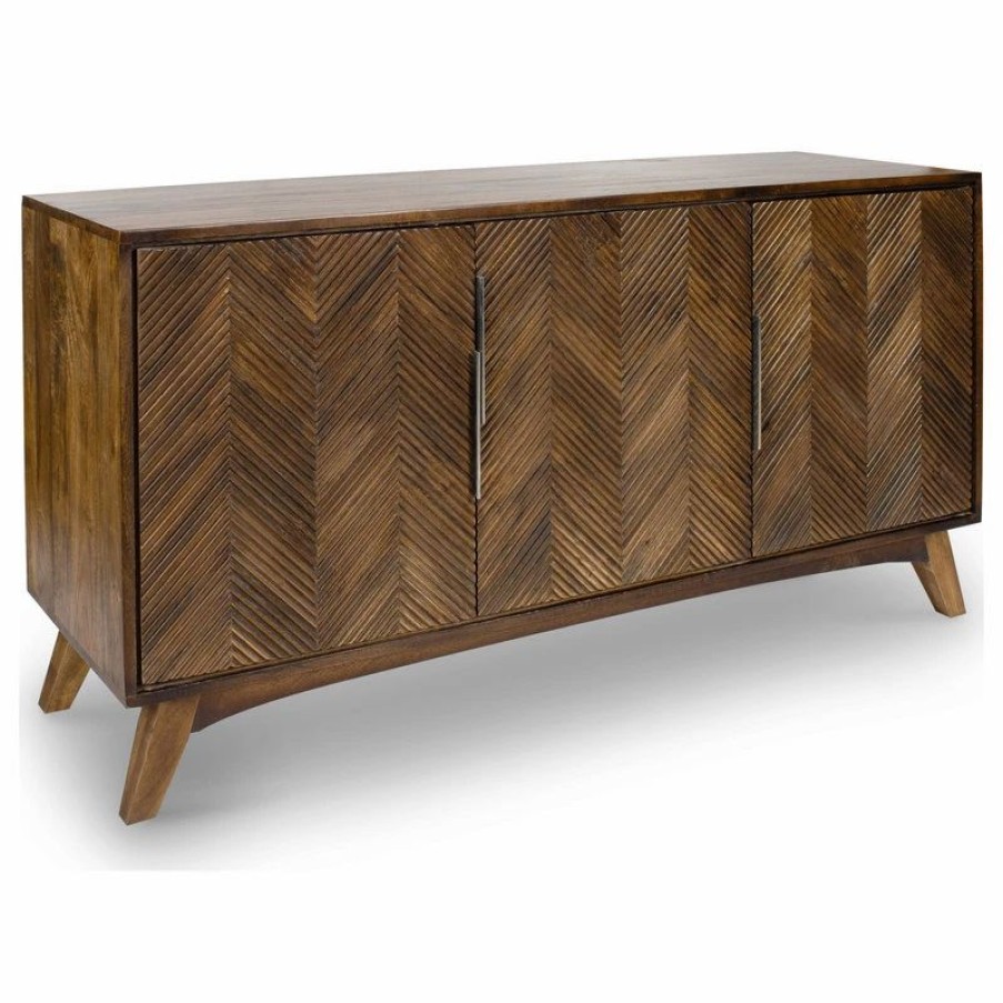 Buffets & Sideboards * | Poly & Bark Poly And Bark Seine Sideboard, Walnut