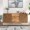 Buffets & Sideboards * | Gild Callerton 63 Wide Solid Wood Sideboard