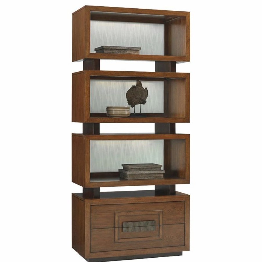 Shelving * | Tommy Bahama Home Tonga Tiered Bookcase