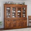 China Cabinets & Hutches * | Sierra Living Concepts Inc Cariboo Contemporary Rustic Solid Wood Dining Room Large Buffet Hutch