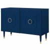 Buffets & Sideboards * | Inspired Home Nohea Sideboard, 2 Doors, Navy