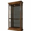 China Cabinets & Hutches * | Pulaski Furniture Pulaski Golden Oak Two Way Sliding Door Curio