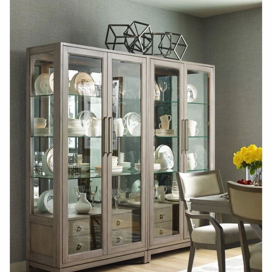 China Cabinets & Hutches * | Rachael Ray Cookware Rachael Ray Home Highline Bunching Display Cabinet