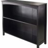 Shelving * | Pemberly Row Storage Shelf / Bookcase 3-Tier 37 Wide In Espresso