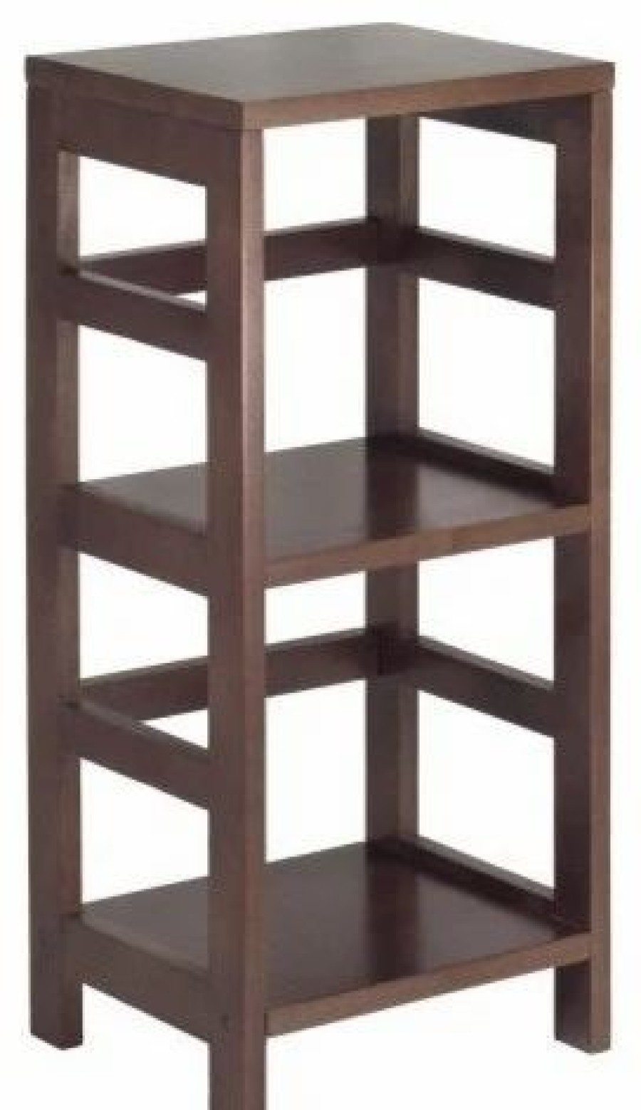 Shelving * | Winsome Trading, Inc Leo 2-Tier Storage Shelf, Espresso