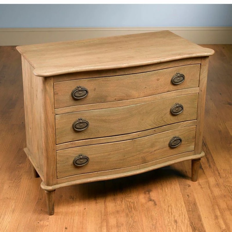 Accent Chests & Cabinets * | Orchard Creek Designs 3 Drawer Chest, Driftwood Finish