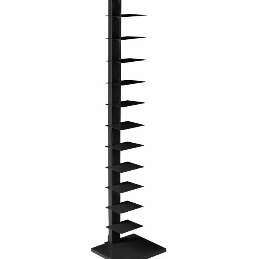 Shelving * | Sei Furniture Spine Book Tower Black