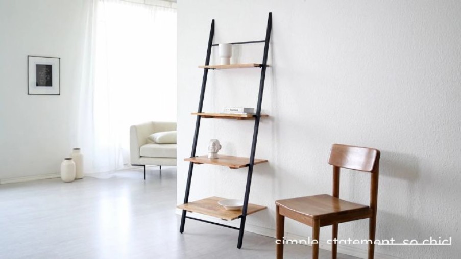 Shelving * | Madeleine Home Inc. Claret Ladder Shelf, Natural