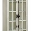 China Cabinets & Hutches * | Pemberly Row 2 Door Traditional Curio Cabinet In Antique White