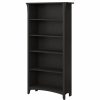 Shelving * | Bush Business Furniture Bush Furniture Salinas 5 Shelf Bookcase In Vintage Black