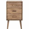 Accent Chests & Cabinets * | Safavieh Pomona 3-Drawer Chest, Desert Brown