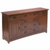 Buffets & Sideboards * | Crafters And Weavers Mission Style Solid Quarter Sawn Oak Sideboard, Console