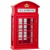 China Cabinets & Hutches * | Design Toscano Telephone Booth Curio Cabinet