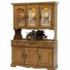 China Cabinets & Hutches * | Intercon Furniture Classic Oak 60 China Buffet With Hutch, Chestnut