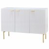 Buffets & Sideboards * | Karat Home 47 W Sideboard, White