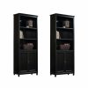 Shelving * | Sauder (Set Of 2) Wooden Library Bookcase In Estate Black