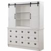 China Cabinets & Hutches * | Acme Furniture Acme Renske Hutch And Buffet, Antique White