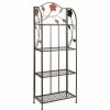 Shelving * | Brimfield & May Traditional Black Metal Bakers Rack 63065