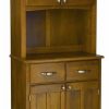 Buffets & Sideboards * | Homestyles Buffet Of Buffets Wood Buffet With Hutch In Brown