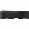 China Cabinets & Hutches * | Prepac Furniture Coal Harbor Wall Mounted Hutch Black