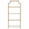 Shelving * | Crosley Aimee Glass Etagere