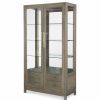 China Cabinets & Hutches * | Legacy Classic Highline Bunching Display Cabinet, Greige