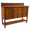 Buffets & Sideboards * | Crafters And Weavers Mission Turner Sideboard With 3 Drawers And 2 Doors, Michael'S Cherry (Mc-A)