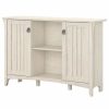 Accent Chests & Cabinets * | Bush Business Furniture Salinas Accent Storage Cabinet With Two Doors In Antique White Engineered Wood