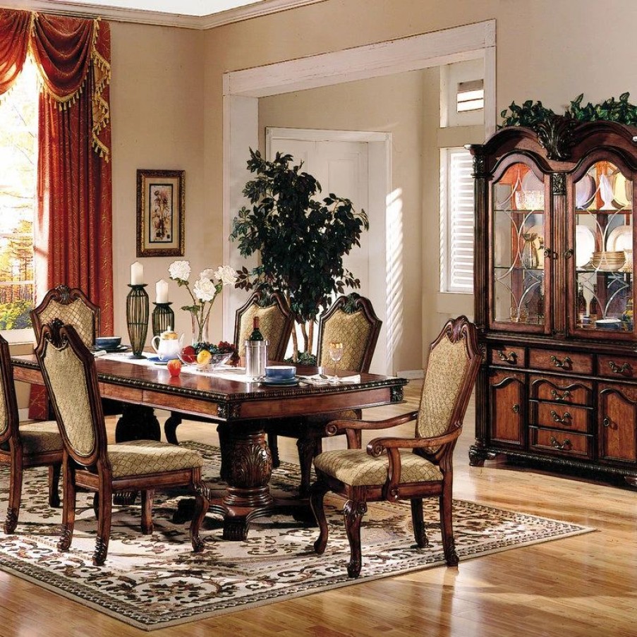 China Cabinets & Hutches * | Acme Furniture Acme Chateau De Ville Hutch And Buffet, Cherry