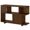 Shelving * | Bush Industries Kathy Ireland Home By Bush Furniture Madison Avenue Low Bookcase With Doors