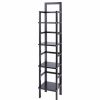 Shelving * | Winsome Aiden Narrow Baker'S Rack Coffee Finish