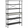 Shelving * | Crosley Madeleine Baker'S Rack Console And Hutch