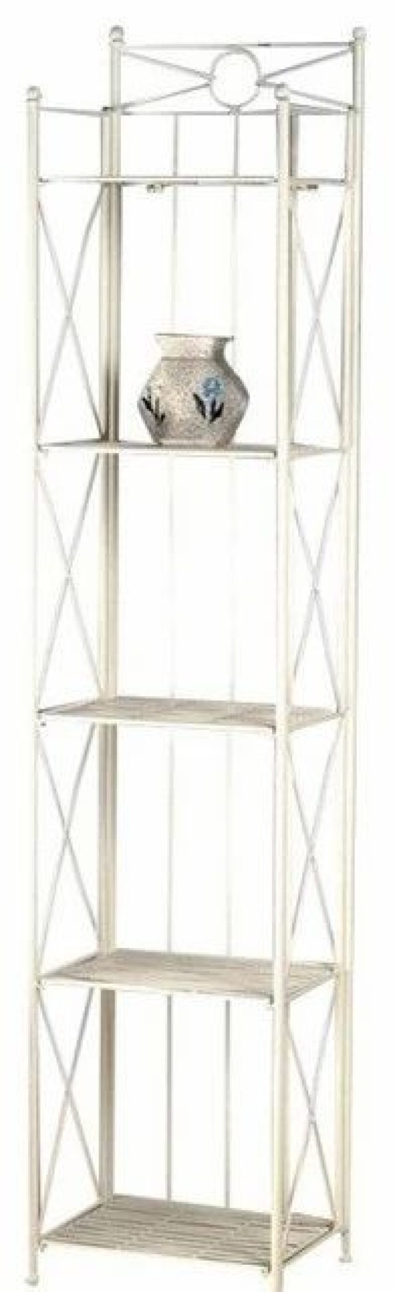 Shelving * | Pemberly Row 16 5 Tier Iron Bakers Rack In White