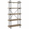 Shelving * | Walker Edison 68 Urban Pipe Bookshelf, Driftwood