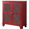 Buffets & Sideboards * | Pilaster Designs Caelan Wood Buffet, Red