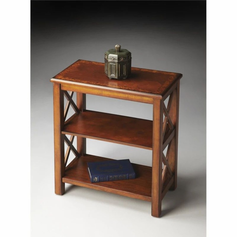 Shelving * | Butler Specialty Company Butler Bookcase, Olive Ash Burl