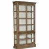 China Cabinets & Hutches * | Hooker Furniture Montebello Sliding Door Display Cabinet, Carob Brown