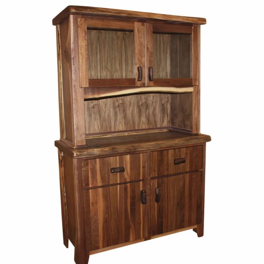 China Cabinets & Hutches * | Treemendous Designs Walnut Hutch