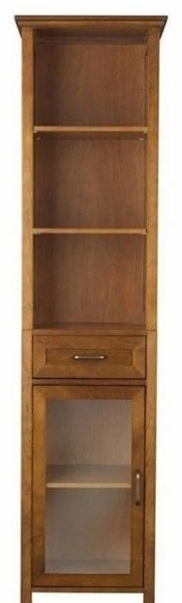 China Cabinets & Hutches * | Atlin Designs 65 1 Door Linen Cabinet In Oil Oak