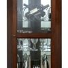 China Cabinets & Hutches * | Pemberly Row Traditional Wood Corner Curio Cabinet In Walnut Brown