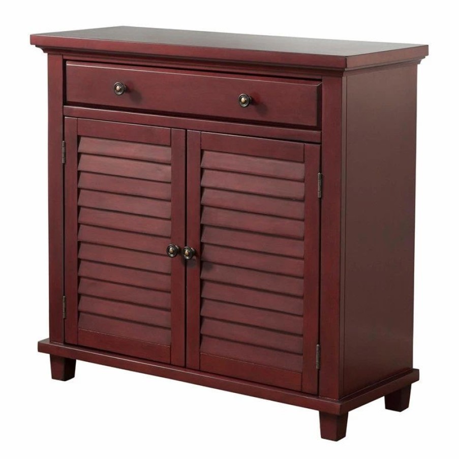 Accent Chests & Cabinets * | Bowery Hill Accent Chest In Cherry