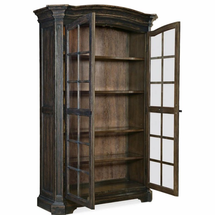 China Cabinets & Hutches * | Hooker Furniture La Grange Mullins Prairie Display Cabinet