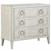 Accent Chests & Cabinets * | Coast To Coast Imports, Llc Coast To Coast Three Drawer Chest With Reeds White Finish 30511