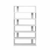 Shelving * | Baxton Studio Barnes Six-Shelf Modern Bookcase, White