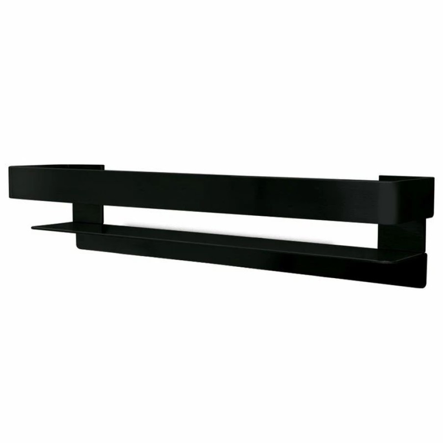 China Cabinets & Hutches * | Transolid Jgbs20-Pc Jocelyn 20-In Grab Bar Shelf, Matte Black, 20X4X3