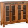 Shelving * | Sunny Designs, Inc. Sunny Designs Sedona Bookcase With 4 Doors With Light Brown Finish 2813Ro2