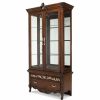 China Cabinets & Hutches * | Michael Amini Aico Platine De Royale Curio, Light Espresso 09505-229