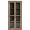 China Cabinets & Hutches * | Kosas Quincy Reclaimed Pine Display Cabinet