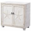 Accent Chests & Cabinets * | Coast To Coast Imports, Llc Coast To Coast Imports Stars Of The Sea Two Tone Two Door Cabinet